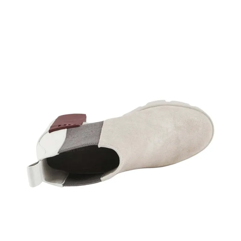 UNITED NUDE Grip II Short Chelsea Boots 10cm Women's White-4
