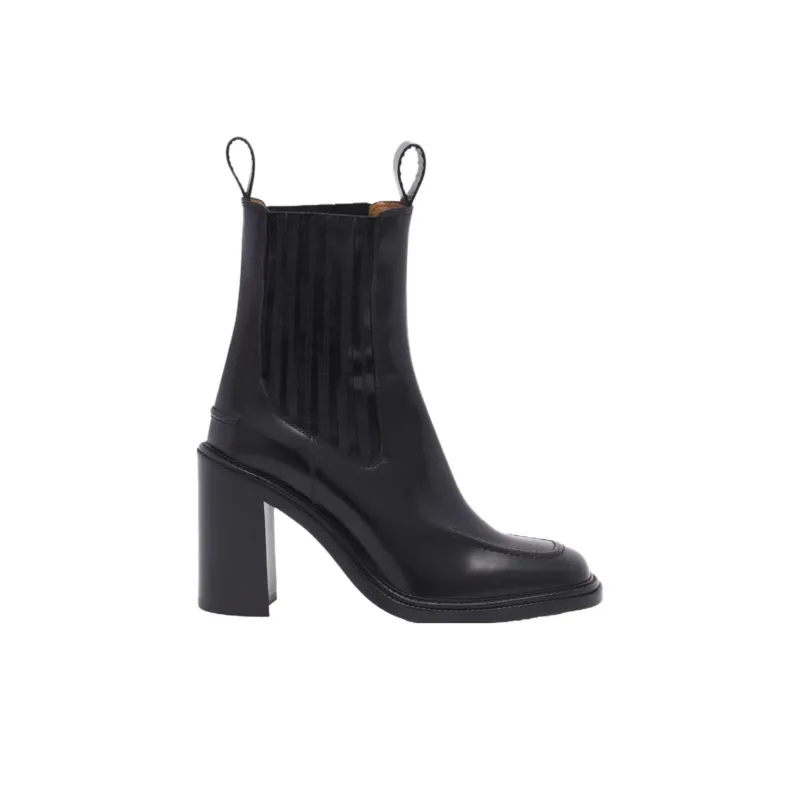 Maison Kitsuné 90mm Chelsea Leather Boots-1
