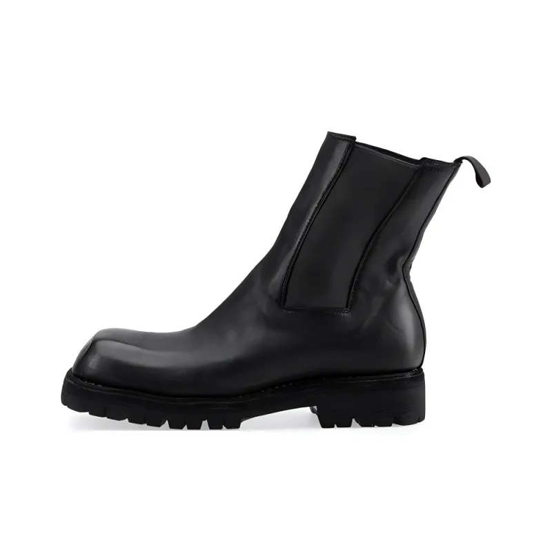 GUIDI Chelsea Boots Unisex Black-0