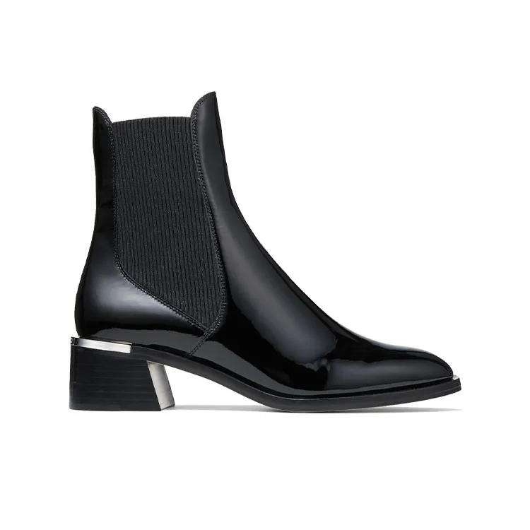 Jimmy Choo Rourke 45 Short Chelsea Boots Women's Black-1