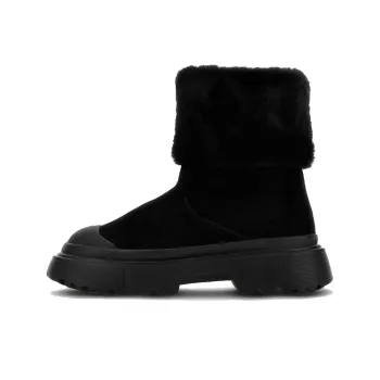 HOGAN Faux Fur Detailed Boots Women's