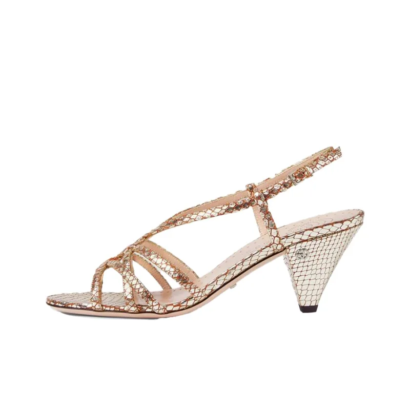 GUCCI High Heels Women's Gold-0
