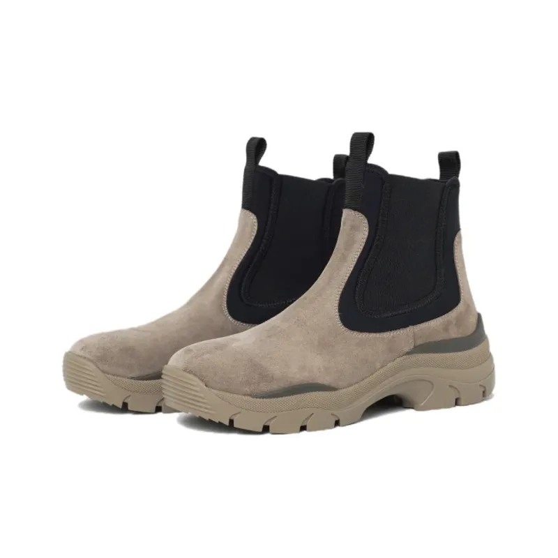 John Elliott Short Chelsea Boots Men's Gray-2