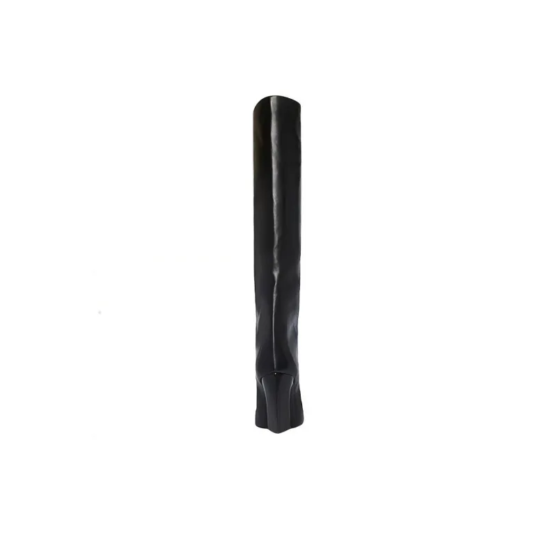 Balenciaga Blade Blade 90 Knee-High Boots 9cm Women's Black-4
