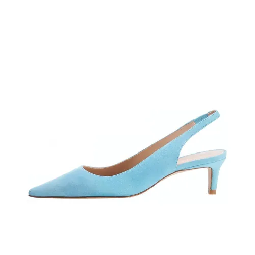stuart weitzman 60mm Slingback Suede Pumps