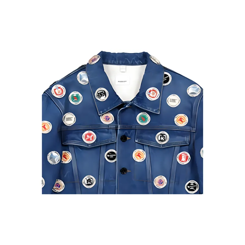 Burberry Bottle Cap Detail Denim Jacket-3