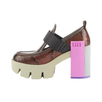 UNITED NUDE Chunky Heel High Heels 10cm Women's Brown