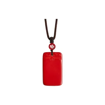 Moon Jewelry Reconstructed Cinnabar Necklaces Unisex