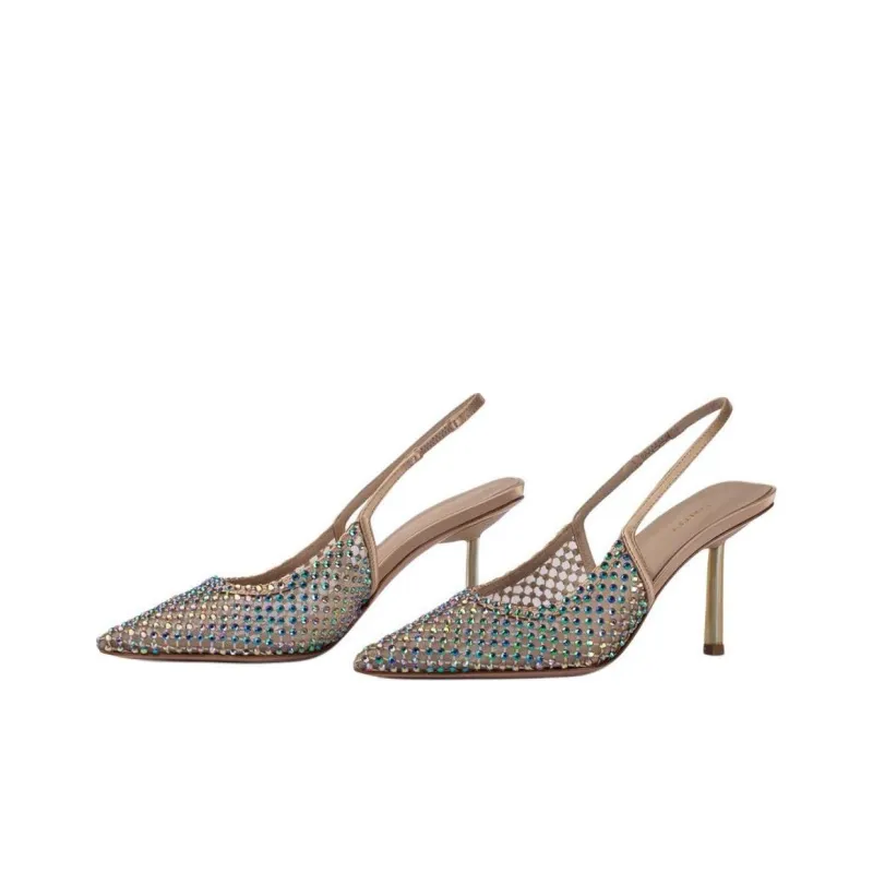 Le Silla Glida 80mm Slingback Pumps-2