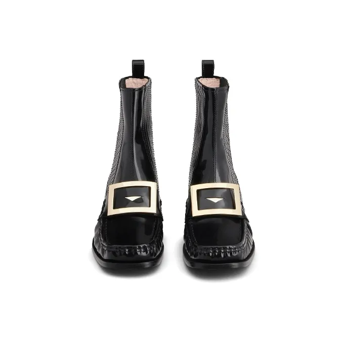 Roger Vivier Short Chelsea Boots Women's Black-2