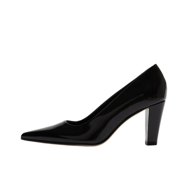 Aeyde Cerys Cone Heel High Heels 7.5cm Women's Black-0