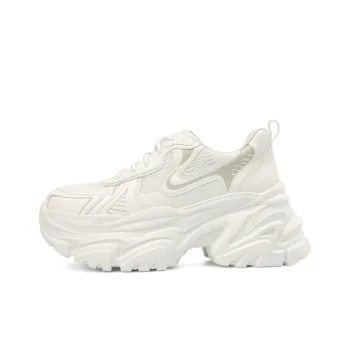 Rosa Bianca Breathable Height Increasing Mid Top Chunky Sneakers Women's