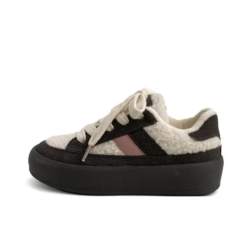 Than Than Me Warm Slip Resistant Low Top Skateboard Shoes Women's