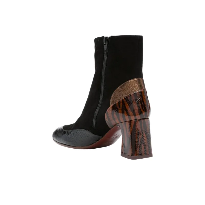CHIE MIHARA Aflora Ankle Boots 5.5cm Women's Black-4