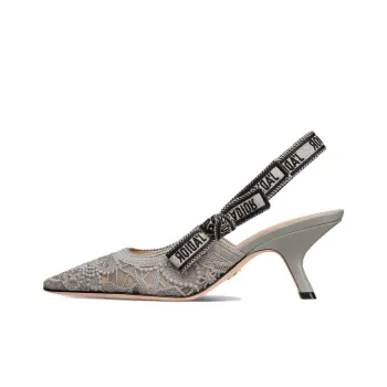 DIOR J'Adior Cone Heel High Heels 6.5cm Women's Rock Gray