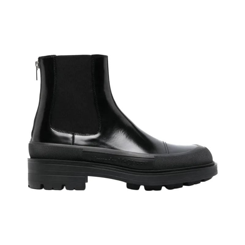 Alexander McQueen Chelsea Ankle Boots 'Black'-1