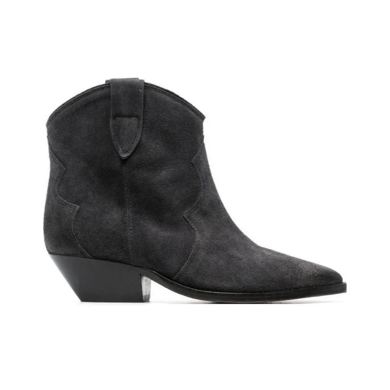 ISABEL MARANT Cuban-heel Ankle Boots-1