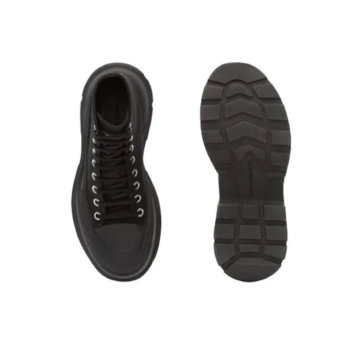 Alexander McQueen Tread Slick Boots 'Triple Black' Women's-4