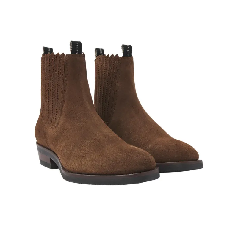NUBIKK Neve Chelsea Boots 4cm Men's Brown-2