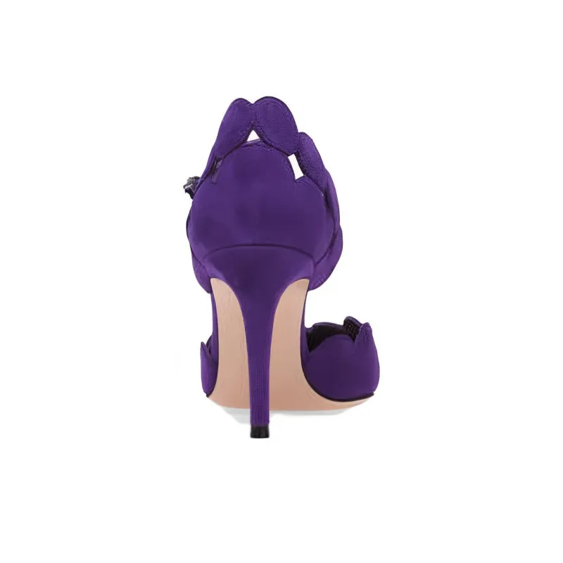 GIANVITO ROSSI Ariana D'Orsay 85mm Suede Pumps-4