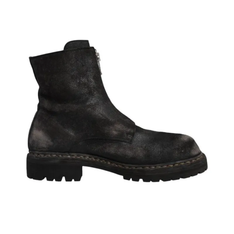 GUIDI Ankle Boots Men Black-1