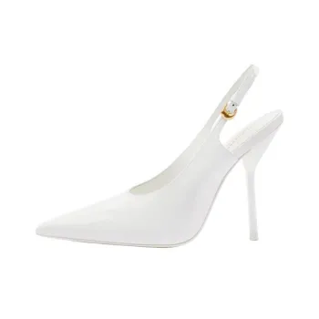 ALTUZARRA x Larroude Slim Heel High Heels 10.5cm Women's White