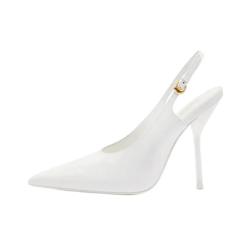 ALTUZARRA x Larroude Slim Heel High Heels 10.5cm Women's White-0