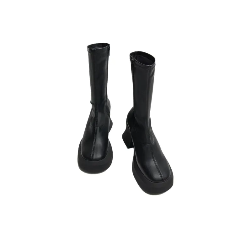 MIISTA Ankle Boots 9.5cm Women's Black-2