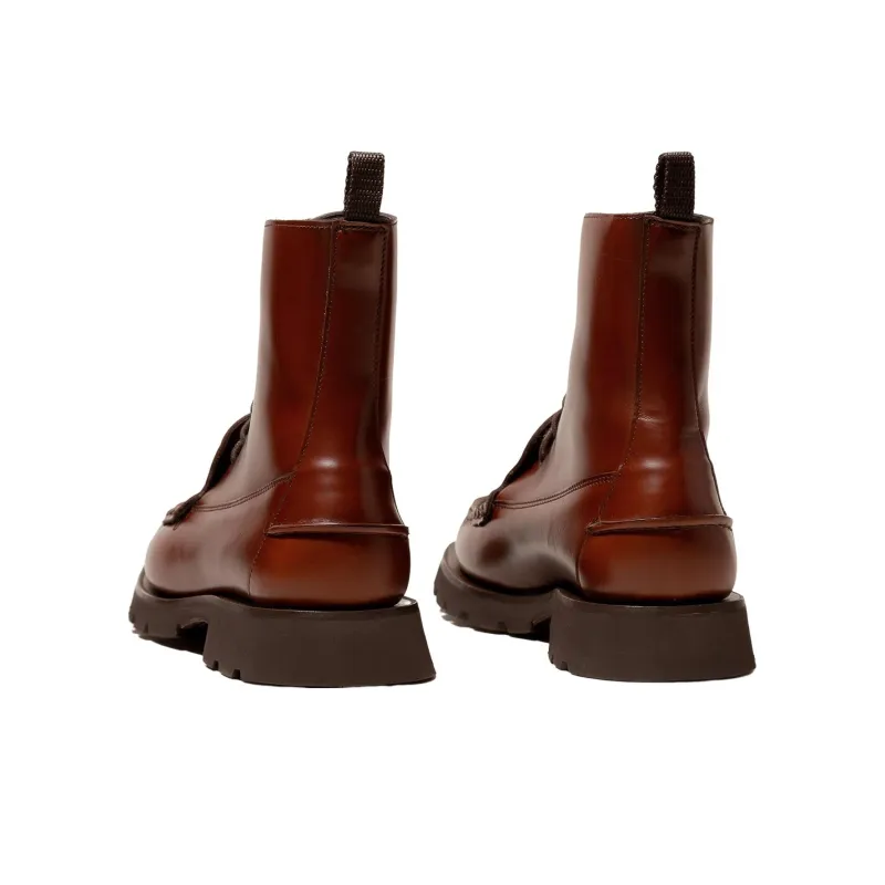 Hereu Pebbled-effect Ankle Boots-3