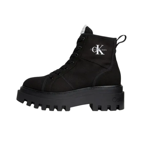 CKJ CALVIN KLEIN JEANS Ankle Boots 6cm Women's Black