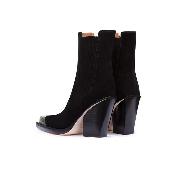 Paris Texas Dallas Block Heel Boots Women's-3
