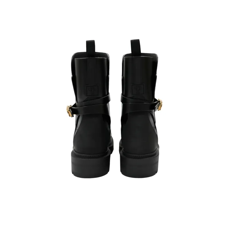 DIOR Empreinte Ankle Boots Women's Black-4