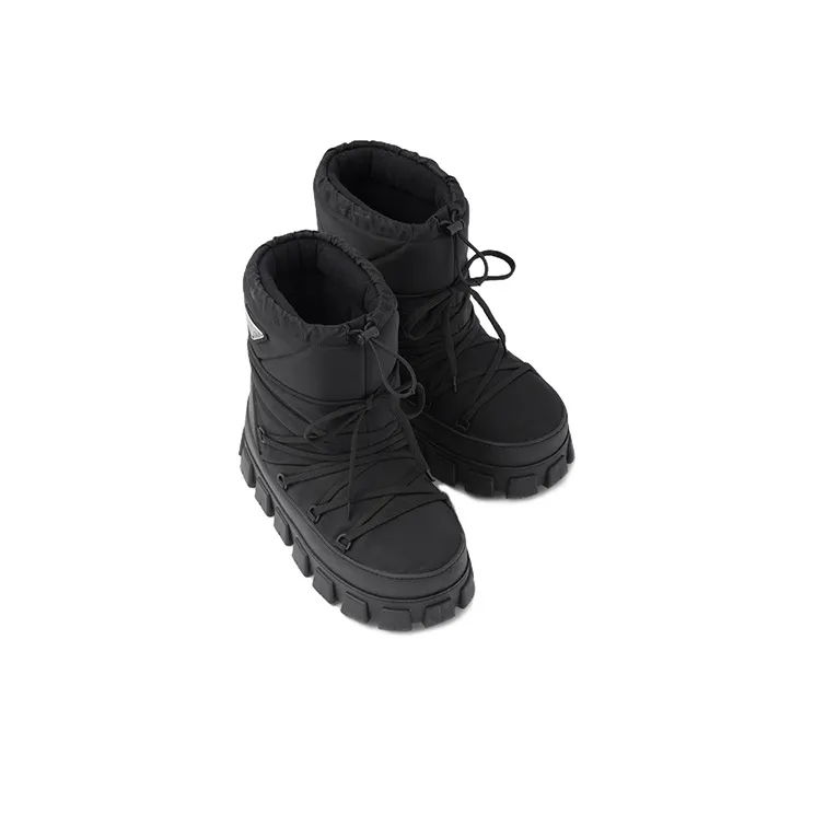 PRADA Nylon Gabardine Après Ski Boots-3