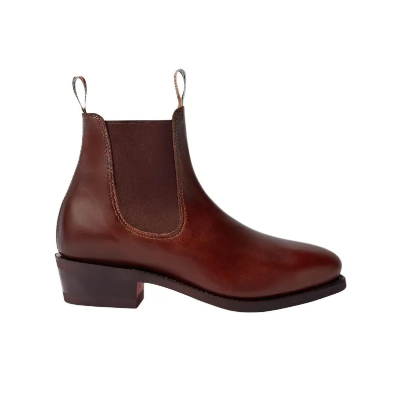 R.M.WILLIAMS Short Chelsea Boots 4.5cm Women's Red-1