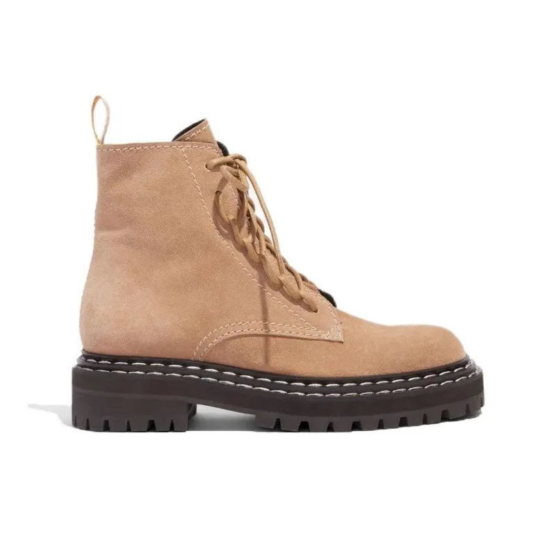 PROENZA SCHOULER Suede Lace-up Boots-1