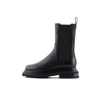 EMPORIO ARMANI Short Chelsea Boots 3.5cm Women's Black