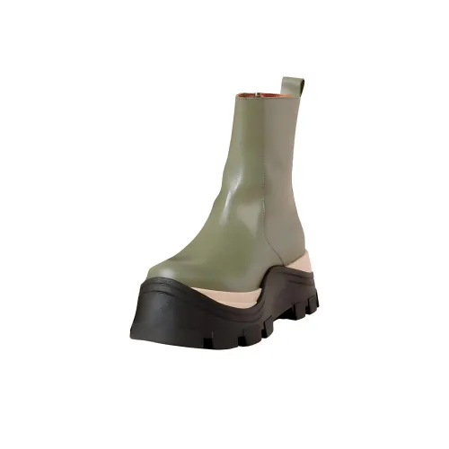 ALOHAS Ankle boots Silver 6cm Women's Green