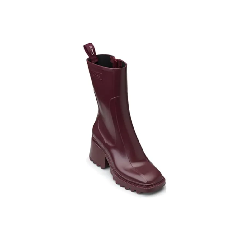 Chloé Ankle Boots Women's Red-3