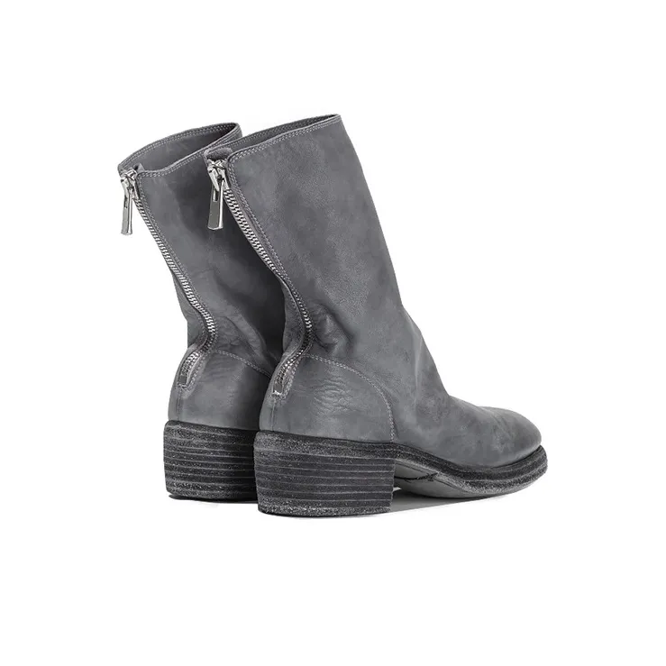 GUIDI Ankle Boots Women's Gray-3