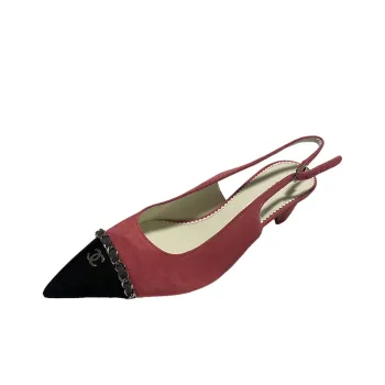 CHANEL High Heels Women's Red Black