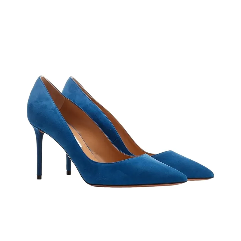 AQUAZZURA High Heels 8.5cm Women's Blue-2
