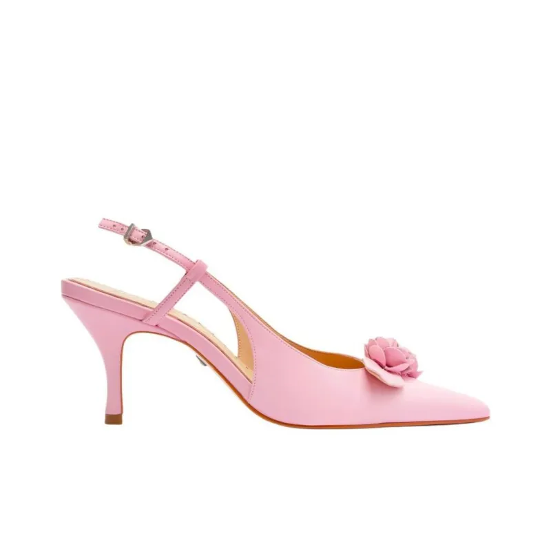 Schutz Almas Slim Heel High Heels 8.2cm Women's Pink-1