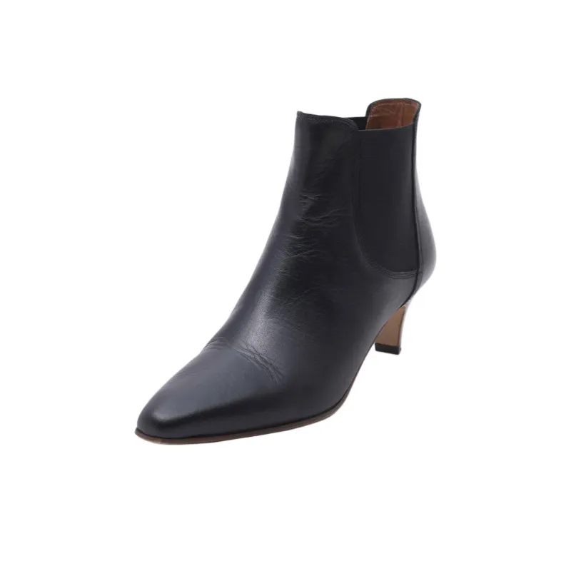 MICHEL VIVIEN Short Chelsea Boots 5.5cm Women's Black-3