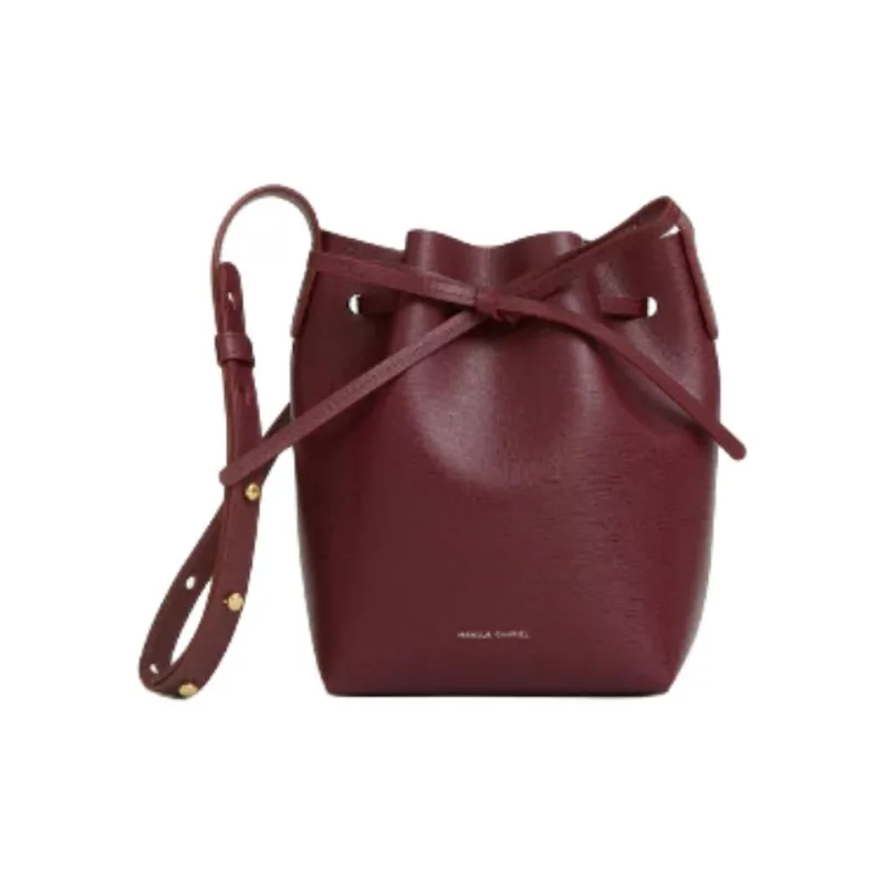 MANSUR GAVRIEL Leather Shoulder Bag Mini Women's Dark Purple Red-0