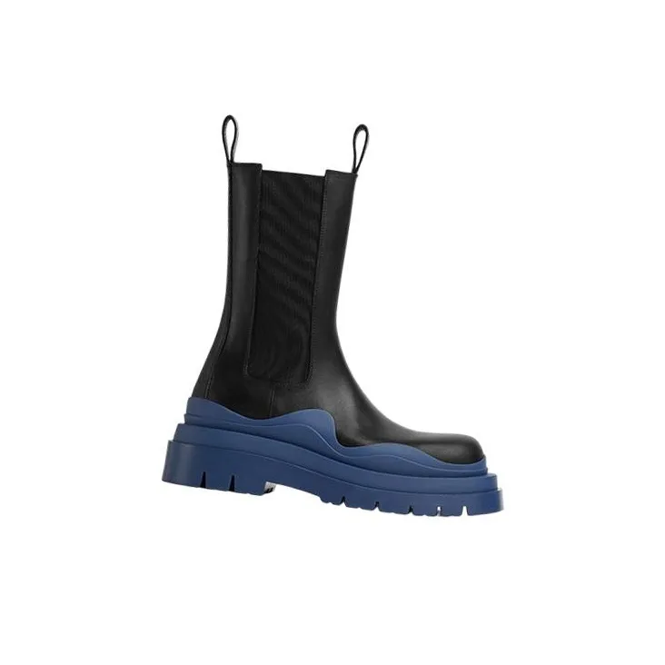 Bottega Veneta Tire Boots Black Blue-1