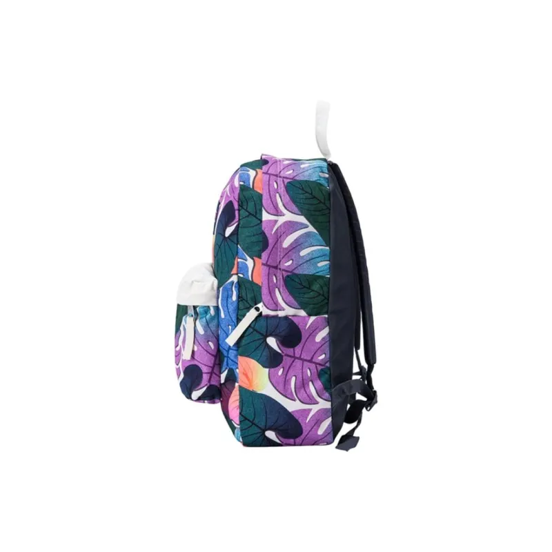 JanSport Fabric Backpack Medium Size Unisex Jungle Falling Leaves-2
