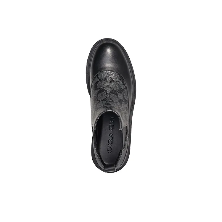 COACH CitySole Short Chelsea Boots Men's Black-2