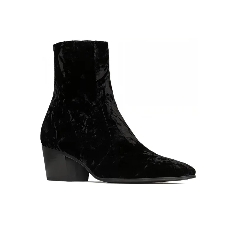 SAINT LAURENT Vassili Ankle Boots Women's Black-1