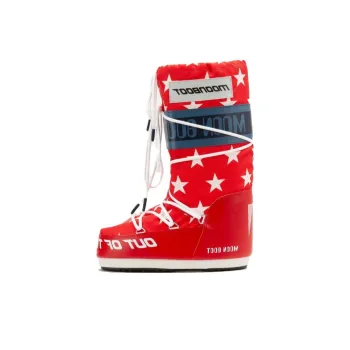 Moon Boot Icon Retrobiker Lace Up Snow Boots