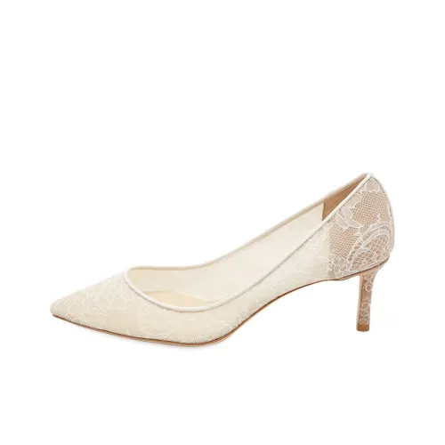 Jimmy Choo ROMY 60 Slim Heel High Heels 6cm Women's White